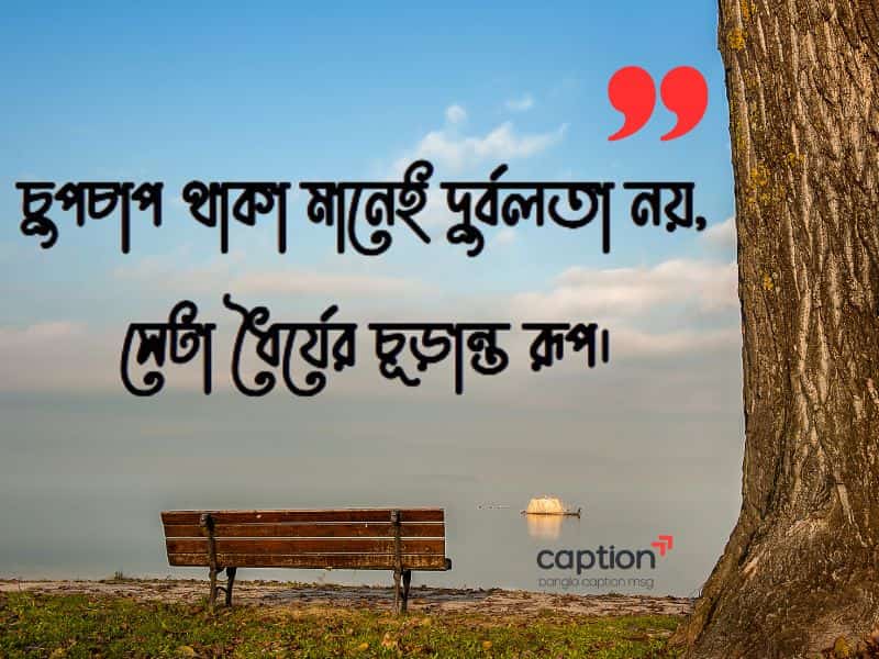 ধৈর্য নিয়ে ক্যাপশন
