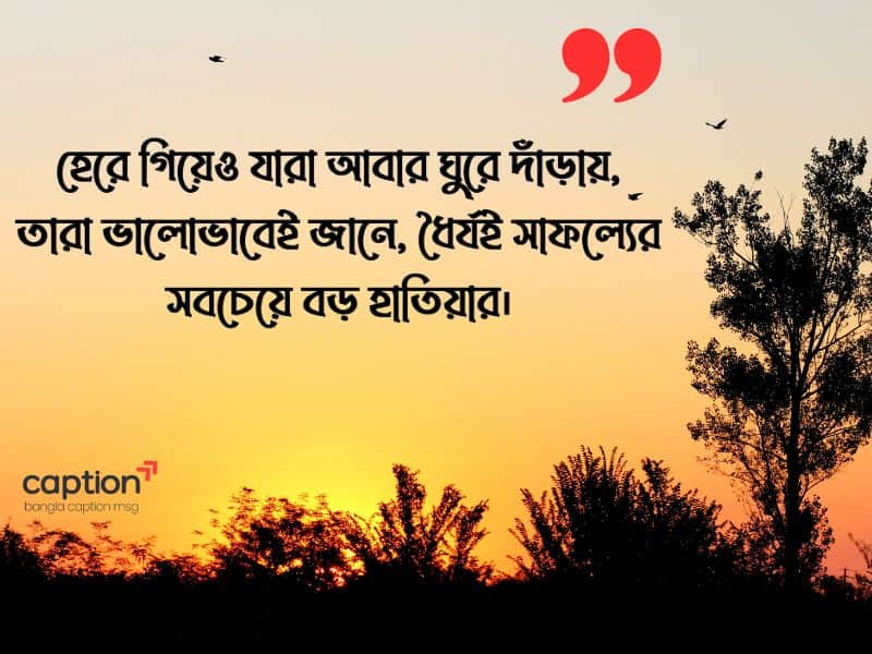 ধৈর্য নিয়ে স্ট্যাটাস