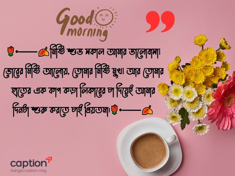 শুভ সকাল রোমান্টিক পিক