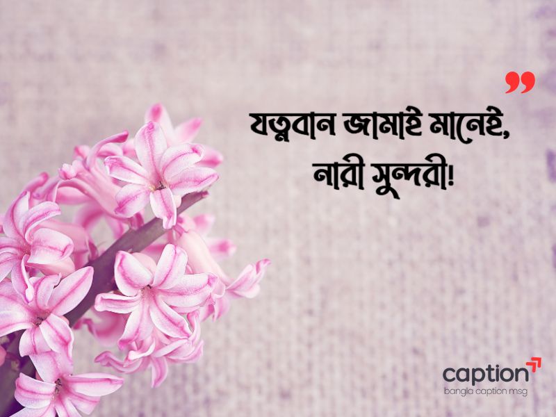 জামাই নিয়ে ক্যাপশন