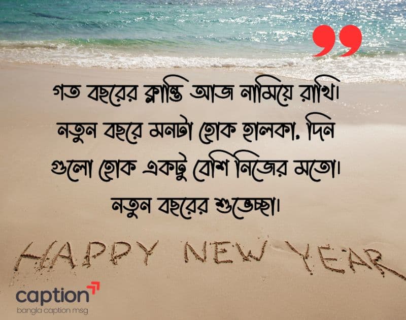 নতুন বছর নিয়ে ক্যাপশন