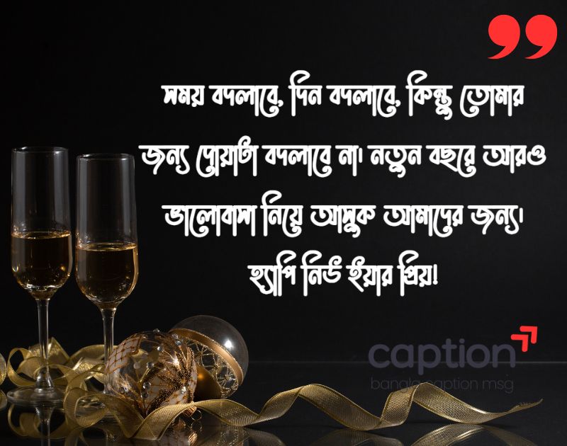 হ্যাপি নিউ ইয়ার ক্যাপশন প্রিয় মানুষের জন্য