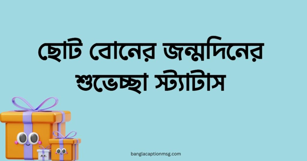 ছোট বোনের জন্মদিনের শুভেচ্ছা স্ট্যাটাস