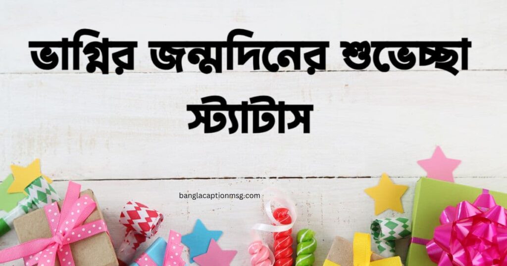 ভাগ্নির জন্মদিনের শুভেচ্ছা স্ট্যাটাস