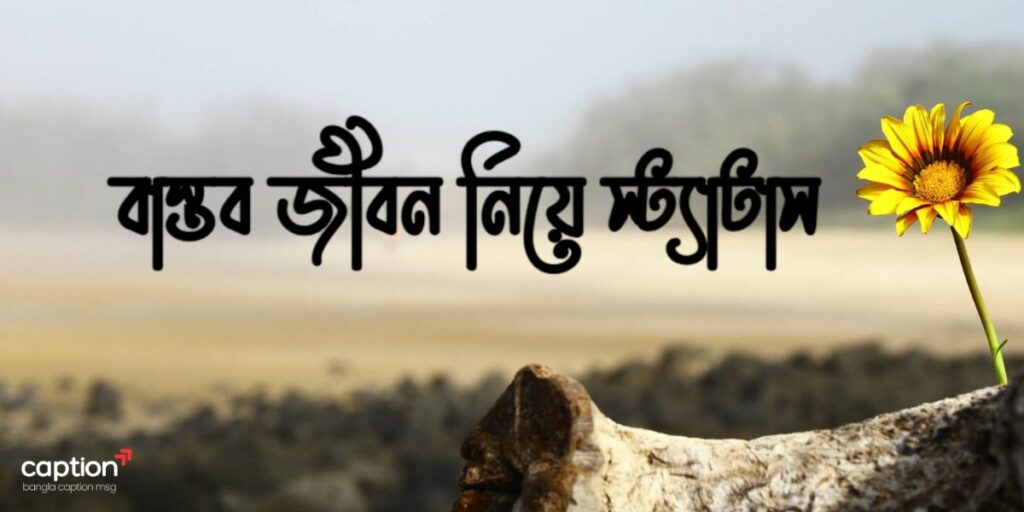 বাস্তব জীবন নিয়ে স্ট্যাটাস